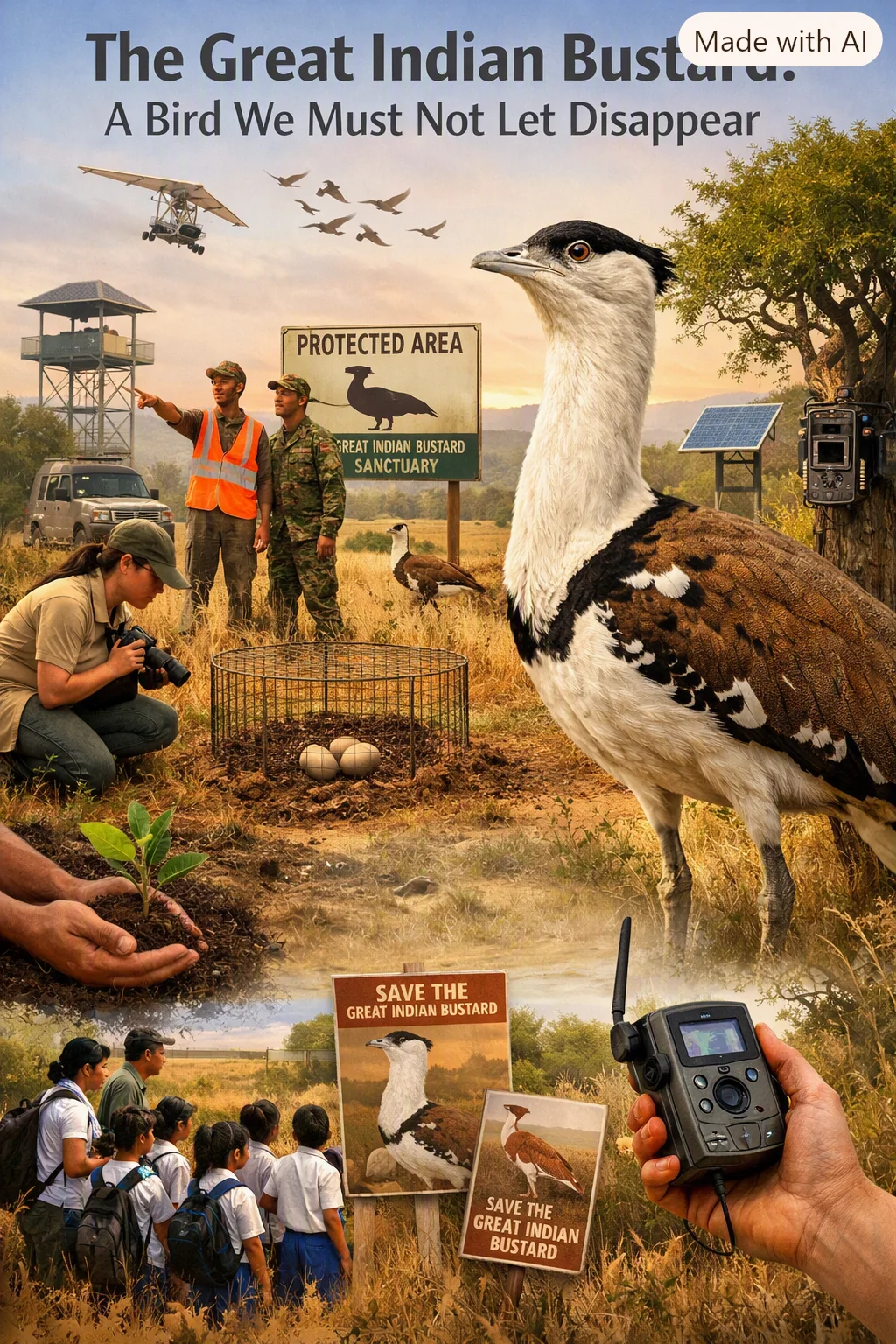 The Great Indian Bustard: